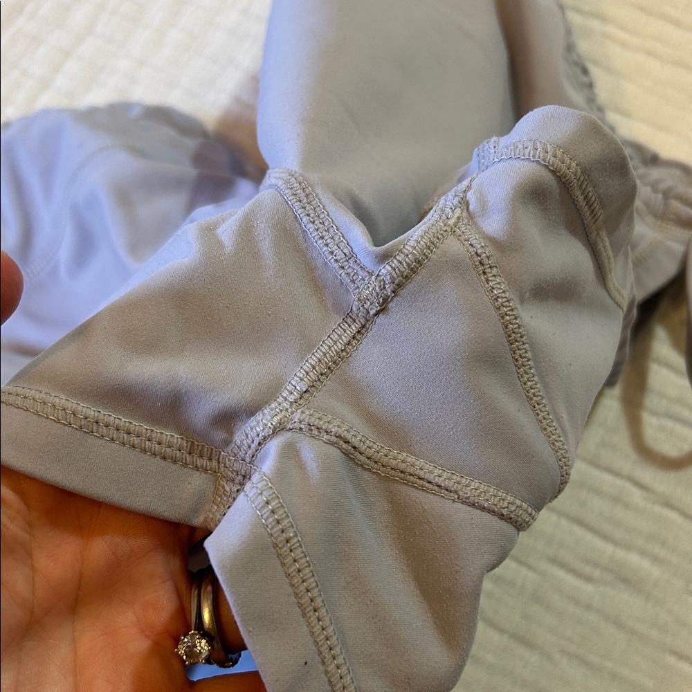 Light gray Ruched Side Swim Shorts - Picture 5 of 5